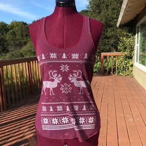 Racer back tank top